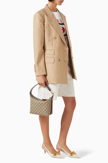 Super Mini Ophidia Shoulder Bag in GG Supreme Canvas