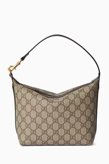 Super Mini Ophidia Shoulder Bag in GG Supreme Canvas