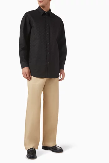 GG Monogram Shirt in Canvas