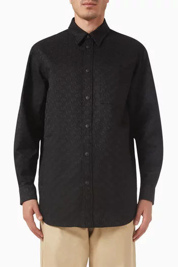 GG Monogram Shirt in Canvas