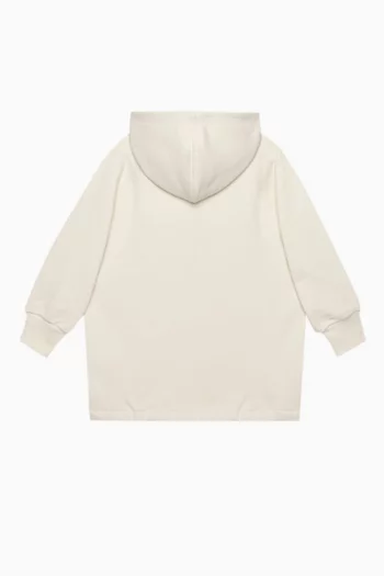 Label Hoodie Jacket in Cotton