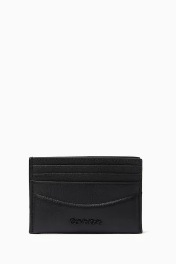 Minimal Focus Cardholder in Faux Leather