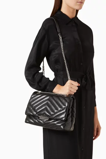 Medium Victoria Quilted Crossbody Bag