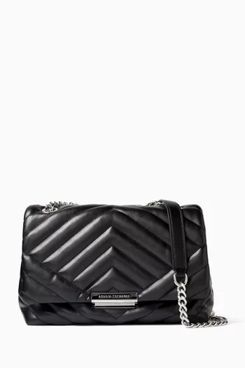 Medium Victoria Quilted Crossbody Bag