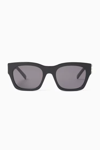 4G Square Sunglasses in Acetate