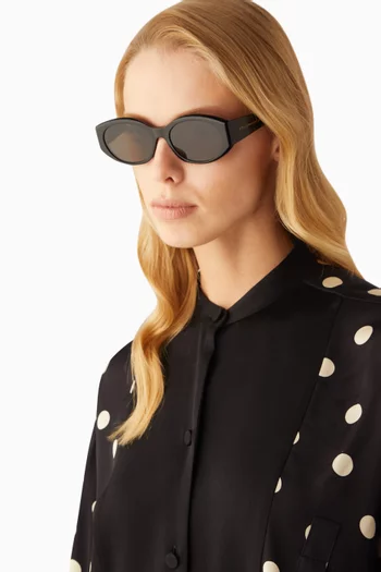 Round Sunglasses in Bio-acetate