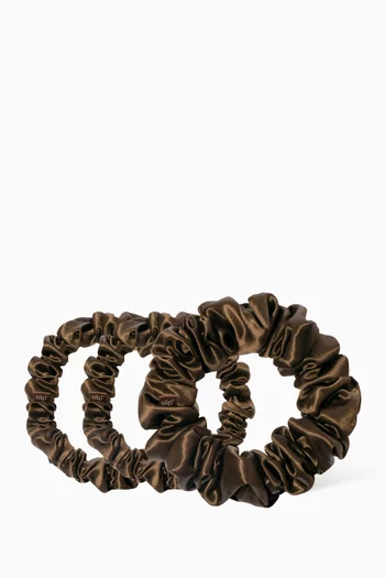 Back to Basics Midi/Large Scrunchie Set, Pack of 3