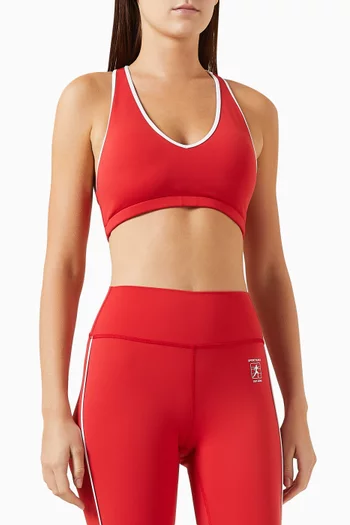 Runner Box V-Neck Sports Bra