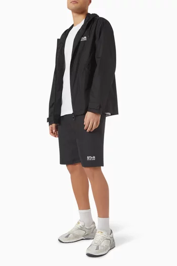 Wide-leg Shorts in Technical Fabric