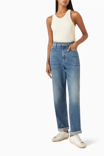 Wide-leg Jeans in Denim