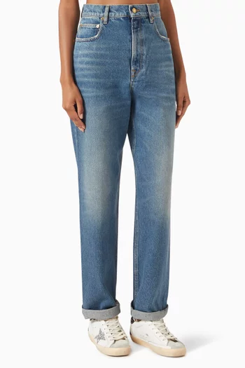 Wide-leg Jeans in Denim