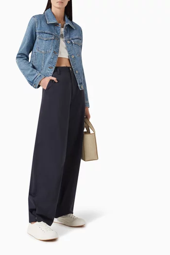Balloon Pants in Cotton-silk