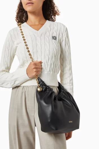 Small Squeeze Bag in Nappa Leather