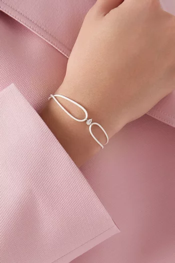 Like A Diamond  Thread Bracelet in 18kt White Gold