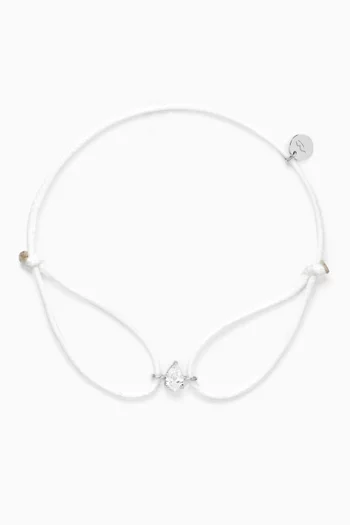 Like A Diamond  Thread Bracelet in 18kt White Gold
