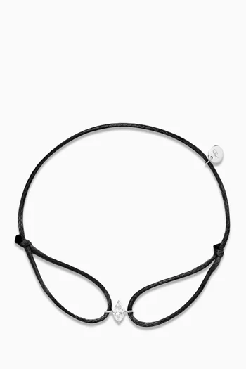 Like A Marquise Diamond Thread Bracelet in 18kt White Gold