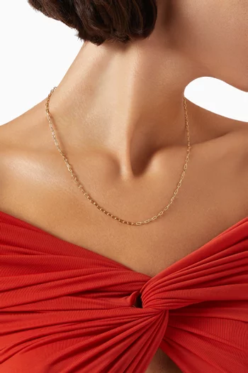 Bold Hoops Chain in 18kt Yellow Gold