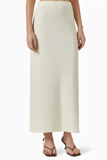 Ines Elasticated Skirt in Cotton