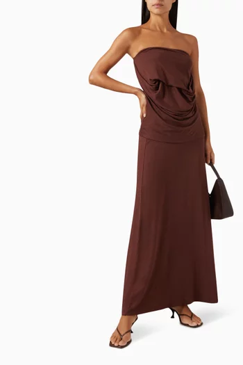 Limni Strapless Top in Stretch-lyocell