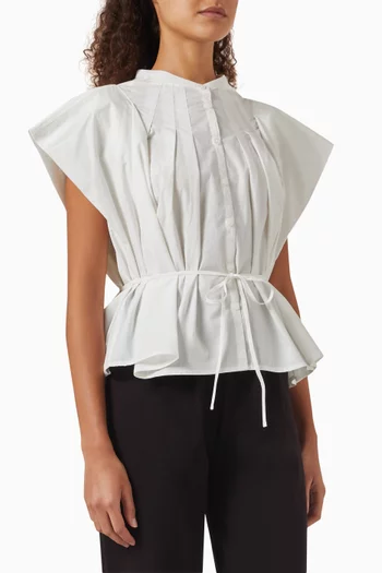 Ondrea Blouse in Organic Cotton-poplin