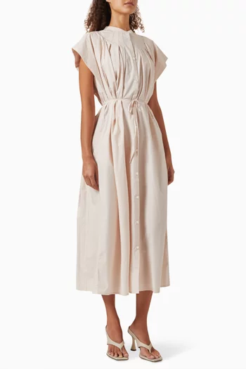 Adrianna Midi Shirt Dress in Organic Cotton