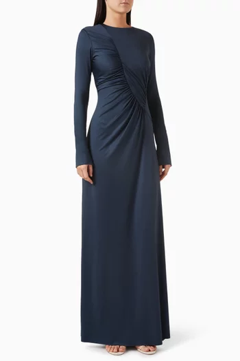 Ruched Detail Gown
