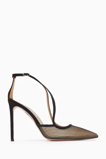 Wicked 105 Pumps in Suede & Mesh