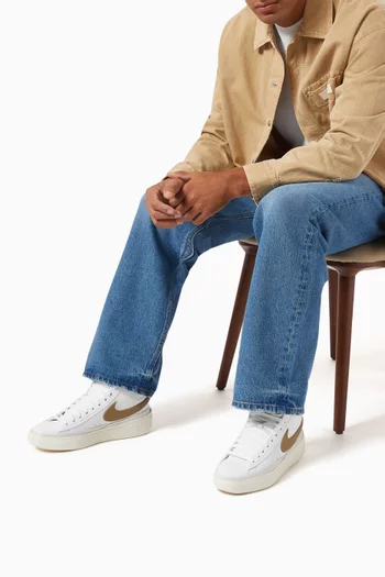 Blazer Phantom Mid Sneakers in Leather