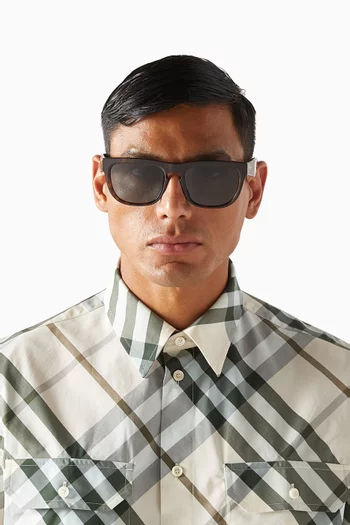 Square Sunglasses in Acetate