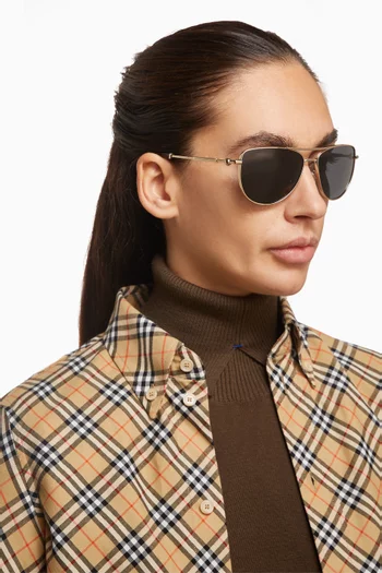Pilot Sunglasses in Metal