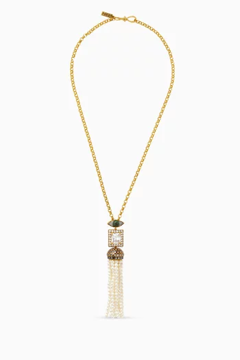 Magritte Necklace in 24kt Gold-plated Bronze