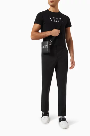Valentino Garavani Logo Print T-shirt in Cotton