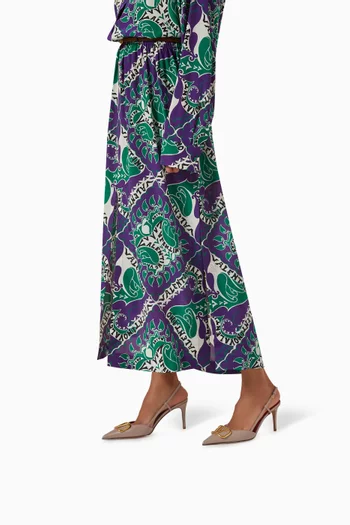 VLOGO Signature 80 Slingback Pumps in Calfskin