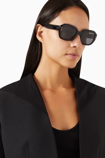 Rectangle Sunglasses in Acetate