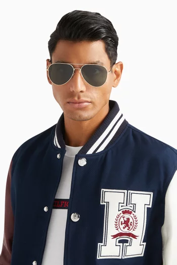 Aviator Sunglasses in Metal