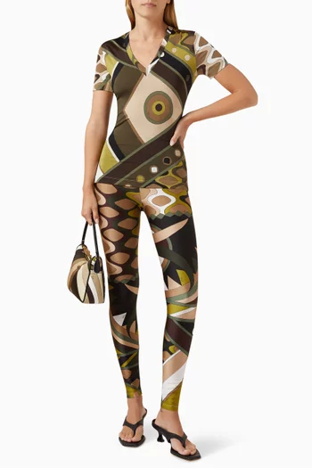 Vivara-print T-shirt in Viscose