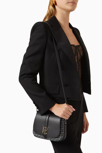 Bandolier 21 Crossbody Bag in Coated-canvas & Leather