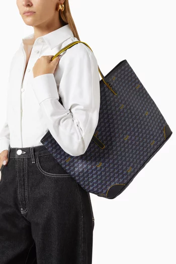 Daily Battle 35 Tote Bag in Canvas & Leather