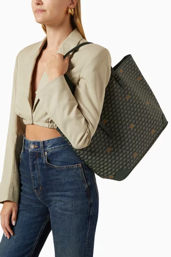Daily Battle 35 Tote Bag in Canvas & Leather