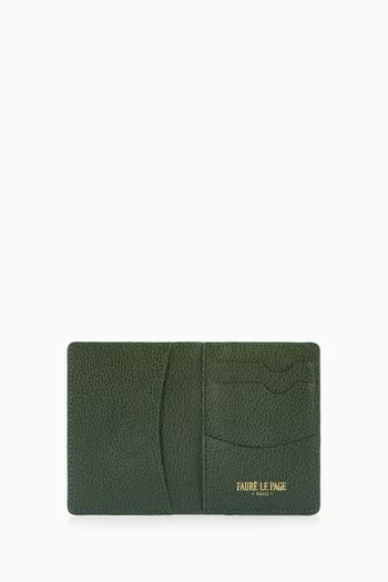 Standard Pocket Wallet in Coated-canvas & Leather