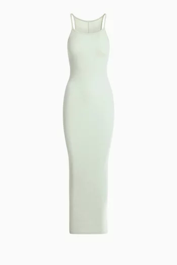 Ribbed Cami Maxi Dress in Cotton-jersey