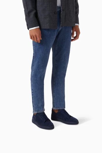 Louis Junior Low-Top Sneakers in Suede