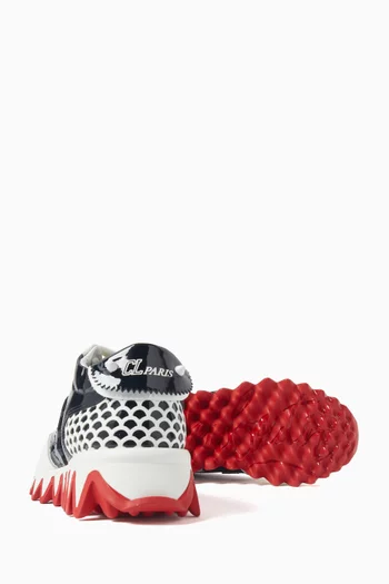 Mini Shark Sneakers in Leather