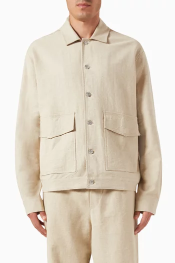 Mitford Jacket in Cotton & Linen