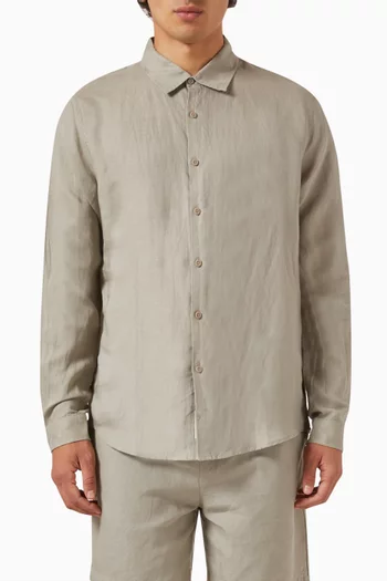 Air Long-sleeves Shirt in Linen