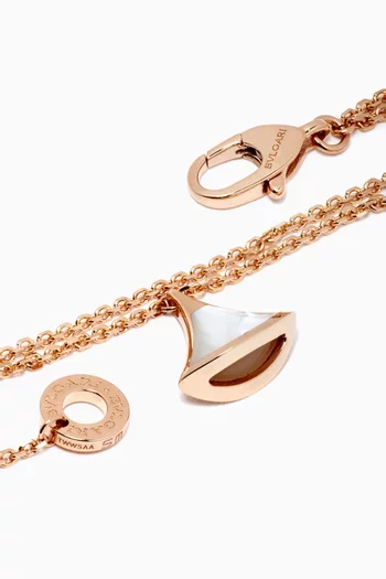 Divas' Dream Mother of Pearl Bracelet in 18kt Rose Gold