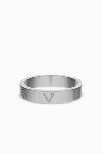 B.zero1 Essential Ring in 18kt White Gold