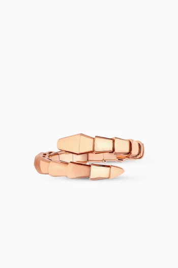 Serpenti Viper Ring in 18kt Rose Gold
