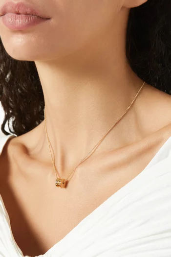 B.zero1 Mini Pendant Necklace in 18kt Gold