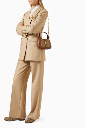 Mini Jackie 1961 Shoulder Bag in GG Canvas